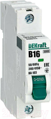 Выключатель автоматический DEKraft 12209DEK