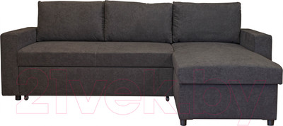 Диван угловой Mio Tesoro Vide 4УС (Evento Carbon Black)