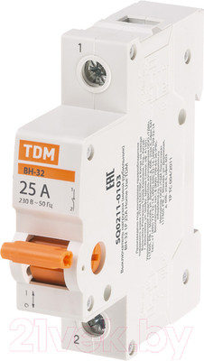 Выключатель нагрузки TDM SQ0211-0103 (мини-рубильник)