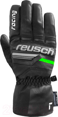 Перчатки лыжные Reusch Ski Race VC R-Tex XT / 6201257-7021 (р-р 8.5, Black/White/Neon Green)