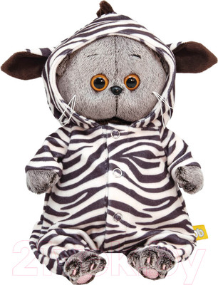 Мягкая игрушка Budi Basa Басик Baby в комбинезоне Зебра / BB-114