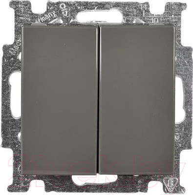 Выключатель ABB Basic 55 1012-0-2181 (шато-черный)