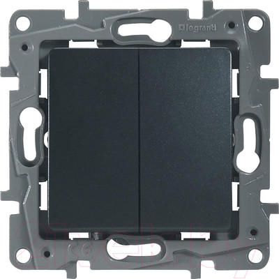 Выключатель Legrand Etika 672612 (антрацит)
