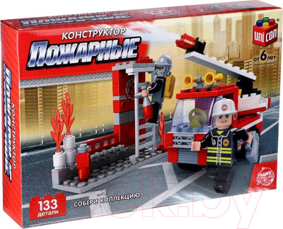 Конструктор Unicon Пожарные. Пожарная бригада / 5164174