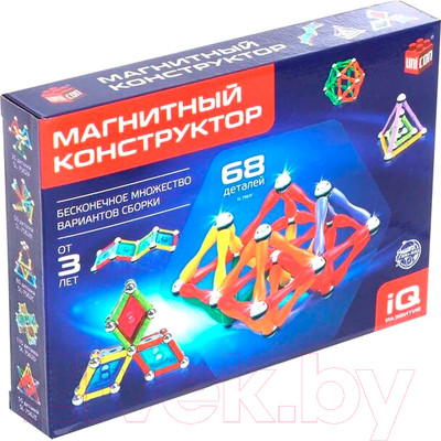 Конструктор магнитный Unicon Необычные фигуры / 1387368