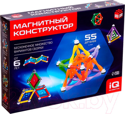 Конструктор магнитный Unicon Необычные фигуры / 1387369