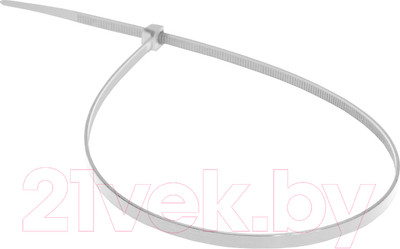 Стяжка для кабеля AVS NT3620-100W / A85160S (100шт, белый)