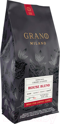 Кофе в зернах Grano Milano House Blend (1кг)