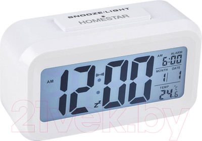 Настольные часы HomeStar HS-0110 / 104307 (белый)