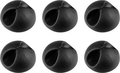 Набор держателей для проводов Park 103760 (6шт, черный)