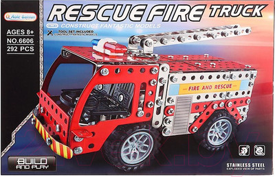 Конструктор Sima-Land Пожарная машина / 9201123