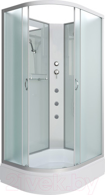 Душевая кабина Niagara NG-33084-14RBKG 100x80 (матовое стекло)