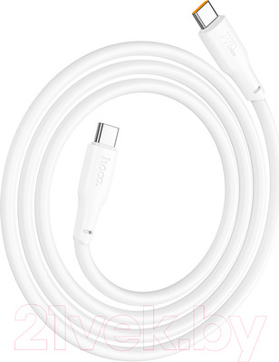 Кабель Hoco X93 Type-C to Type-C 240W (1м, белый)