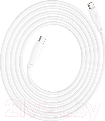 Кабель Hoco X93 Type-C to Type-C 60W (2м, белый)
