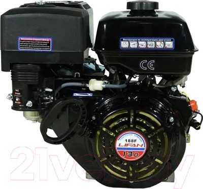 Двигатель бензиновый Lifan 188F D25 (13 л.с.)