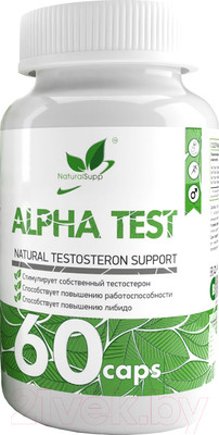 Тестобустер NaturalSupp Альфа Мэн Alfa Test (60капсул)