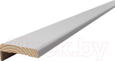 Наличник Vi Lario Вилейка плоский телескопический (белый)