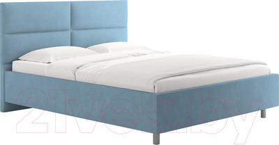 Каркас кровати Сонум Omega 160x200 (замша голубой)