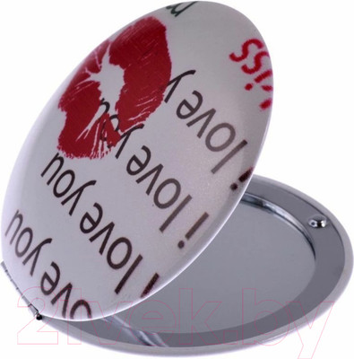Зеркало карманное Ellis Cosmetic I Love you MR 022