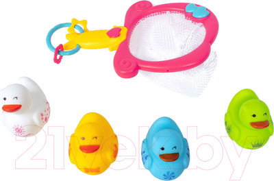 Игра для ванной Bondibon Baby You Сачок с утятами / ВВ5860