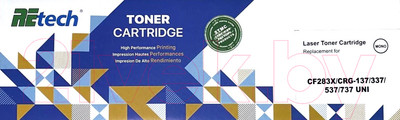 Тонер-картридж Retech CF283X/CRG-137/337/537/737 Universal