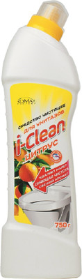 Чистящее средство для унитаза I-Clean Цитрус (750мл)