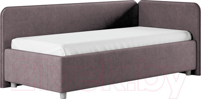 Каркас кровати Сонум Capri R 90x200 (микровелюр кофе)