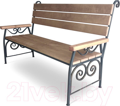 Скамья садовая СтальСнабДизайн ЛК-6