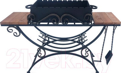 Мангал СтальСнабДизайн МК-4 Лодочка-4