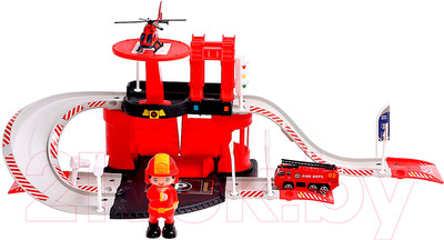 Паркинг игрушечный Автоград Пожарная станция / 7573936