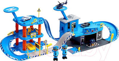 Паркинг игрушечный Автоград Полицейский участок / 7573938