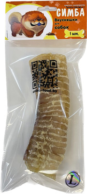 Лакомство для собак Симба Трахея говяжья L