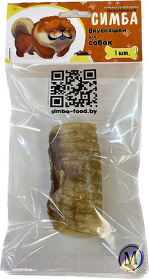 Лакомство для собак Симба Трахея говяжья M