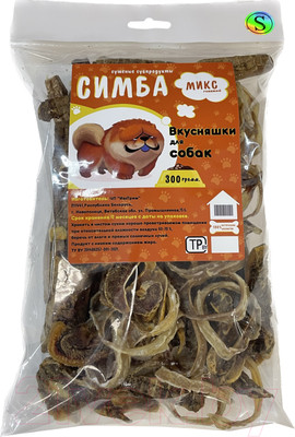 Лакомство для собак Симба Микс говяжий S (300г)