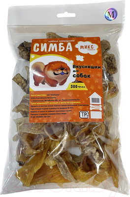 Лакомство для собак Симба Микс говяжий М (300г)