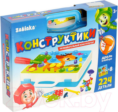 Конструктор Unicon Конструктики с шуруповертом / 4348344