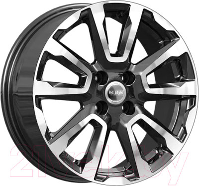 Литой диск K&K КС1026 Vesta 16x6.5" 4x100мм DIA 60.1мм ET 50мм Алмаз черный