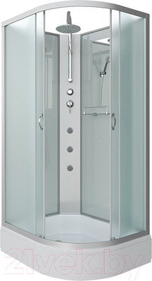 Душевая кабина Niagara NG-33974-14LBKTG 90x70 (матовое стекло)