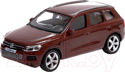 Масштабная модель автомобиля Автоград Volkswagen Touareg / 3098616 (коричневый)