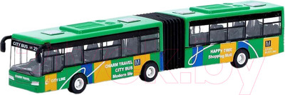 Автобус игрушечный Автоград Городской транспорт / 7056243 (зеленый)