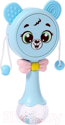 Развивающая игрушка Zabiaka Забавный мишутка / 9309740 (голубой)