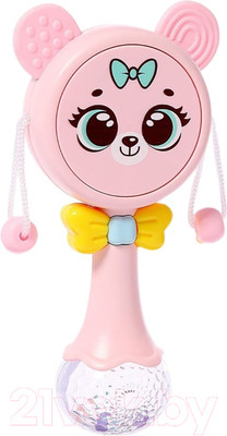 Развивающая игрушка Zabiaka Забавный мишутка / 9309739 (розовый)