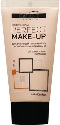 Тональный крем Galant Cosmetic Galant Visage Perfect Make Uр тон №3 розовый беж (50мл)