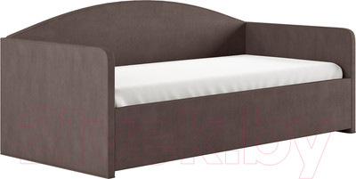 Каркас кровати Сонум Uno 90x200 (замша какао)