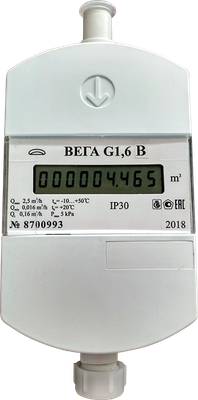 Счетчик газа бытовой БелОМО Вега-G1.6 В / 8345-04