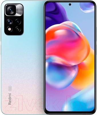 Смартфон Xiaomi Redmi Note 11 Pro+ 5G 8GB/256GB (синие звезды)