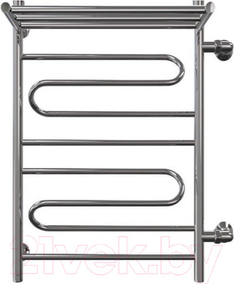 Полотенцесушитель водяной GRANULA Браво 50x80 с полкой (боковое подключение, правое)