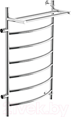Полотенцесушитель водяной GRANULA Классик 50x100 с полкой (боковое подключение, левое)