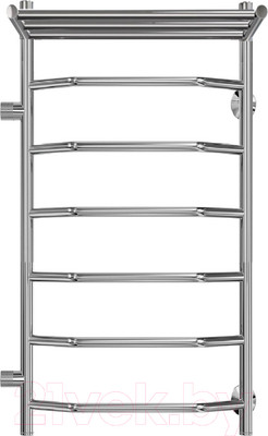 Полотенцесушитель водяной GRANULA Трапеция 50x100 с полкой (боковое подключение, левое)