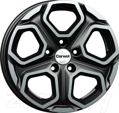 Литой диск Carwel Бала 16x6.5" 5x114.3мм DIA 66.1мм ET 50мм AB